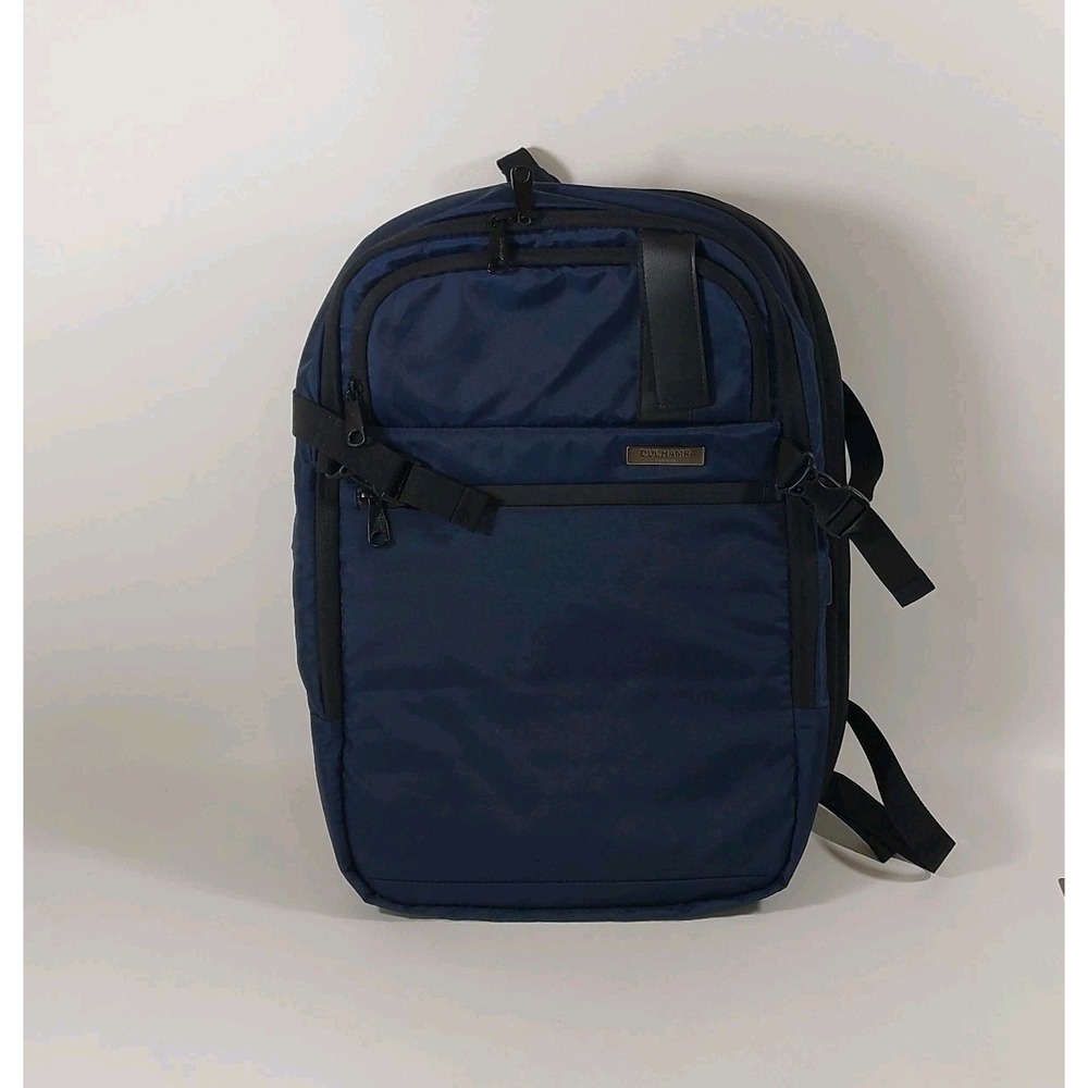Duchamp London Expandable Travel Backpack Suitcase Carry On Luggage Blue
